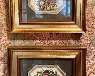 Item 380:  (2) "Flowers in Basket" Prints:  $68 for both 