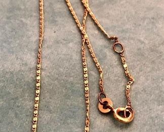 Item 266:  14K and Coral Necklace:  $185