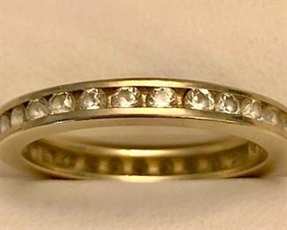 Item 273:  14K Ring with CZ:  $135