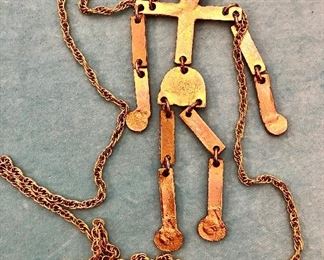 Item 440:  Mr. We MCM Skeleton Necklace: $42