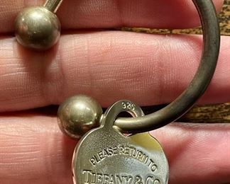 Item 460:  Tiffany & Co. Sterling Heart Return to Sender Key Chain:  $125