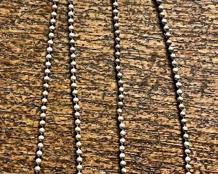 Item 461:  Sterling Heart Necklace: