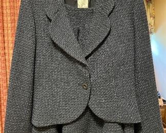 Item 471:  Chanel Tweed Skirt & Jacket (size 42):  $1400