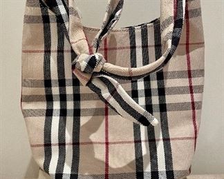 Item 492:  Burberry Bucket Bag: $165