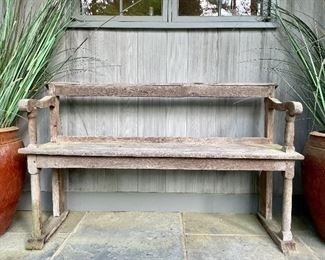 Item 509:  Wood Bench - 52.5"l x 13.5"w x 32.5"h: $145