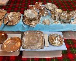 Beautiful Pieces of Silverplate!  Come to the sale - these are priced individually!