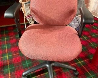 Item 561:  Adjustable Office Chair - arms adjust, back adjusts and height adjusts:  $68