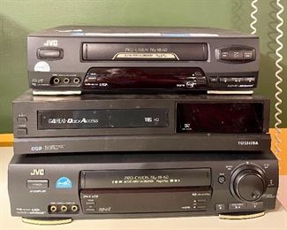 Item 563:  JVC VCR:   $28                                                                                          Item 564:  Toshiba VCR:  $28                                                                             Item 565:  JVC PRO-CISION: $28