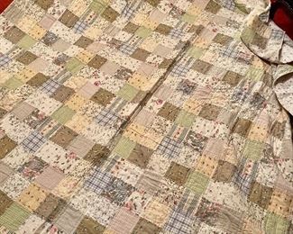 Item 566:  (2) Pottery Barn Twin Quilts with Shams:  $42/Each    