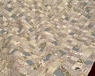 Item 568:  Garnet Hill Patchwork Throw:  $24