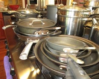 Stainless steel & Calphalon pans