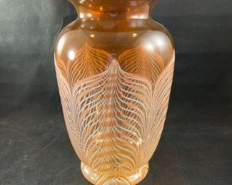 Durand 10in Pulled Feather Vase