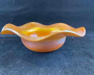 Durand Gold Candy Dish