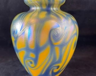Quezal Cabinet Vase
