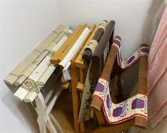 Vintage luggage racks