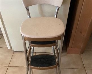 Vintage step stool/chair