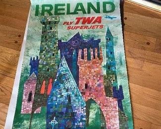 1960’s TWA posters- super cool!