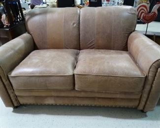 Leather Loveseat