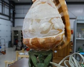 Carved Seashell Light