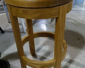 Oak Swivel Stool