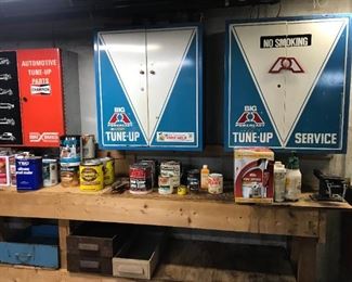 Mechanic's Dream Wall Mounted Advertising Cabinets 