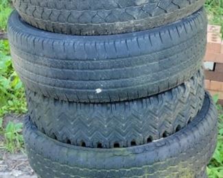 Old Tire Assortment. Will need air...almost positive!