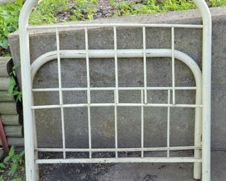 Ornamental Antique Twin Bed Frame