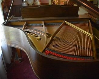 This Gorgeous Antique  Hobart M. Cable Baby Grand Piano has a significant Pedigree. It's Provenance  (we have the documentation) shows that it's original owner was the person who wrote the famous song "Near Me" and that he wrote it using this piano as he did for all of the songs he wrote. - The Pilkingtons purchased it from his Estate years ago. Documentation goes with the new owner