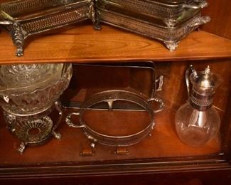 Beautiful Silver plate Chaffing Dishes and More!