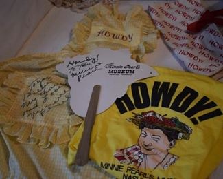 Autographed Minnie Pearl Items