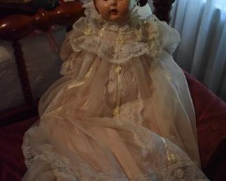 Antique Doll, End of Bed Victorian Bench and many more Collectible Items