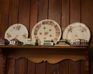 Collectible Buildings of Nashville, Tennessee like the Opry House. also Collectible Plates