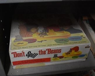Vintage Don't Spill the Beans Game in original box by Schaper