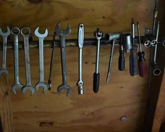 Various Hand Tools in the Shed