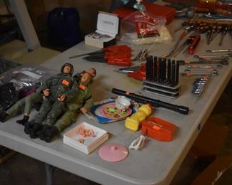 G. I. Joe Action Figure Dolls, Other Collectibles and Tools
