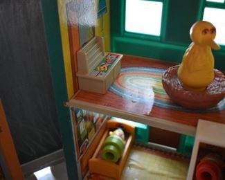 Vintage Sesame Street Playhouse with Big Bird and Much More!