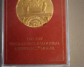 Vintage 1977 Presidential Inaugural Eyewitness Medal