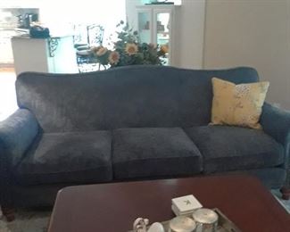 Sofa in matching fabric