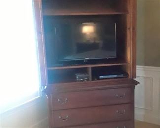 Entertainment center with storage