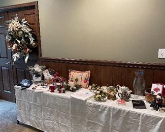 Christmas decor from pillows ti hurricane globe to snow globes and wreaths