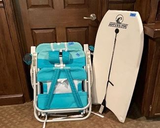 Outdoor Chairs and board