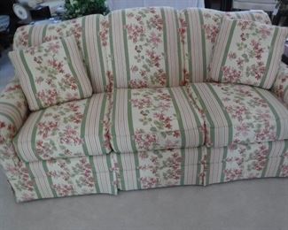 "England" brand sofa.