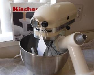 Kitchen Aid mixer.