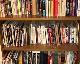 Great variety of books. Includes paperback fiction, reference books, DIY and self help. Bookshelf not included. https://ctbids.com/#!/description/share/953372