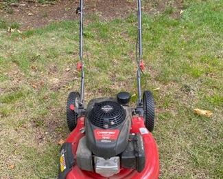 Troy-Bilt 21” Push Mower model TB160 with collapsible handle and catch bag.  Mower is in working condition. https://ctbids.com/#!/description/share/953585