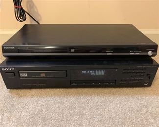 Sony CD player CDP-311 and Toshiba Sd-4100 DVD player. Both seem to be in working order. https://ctbids.com/#!/description/share/953404