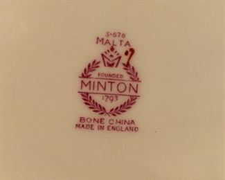 Minton Malta English Bone China