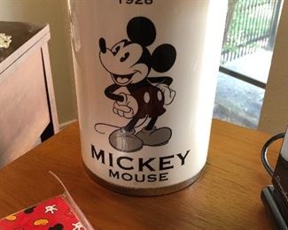 Mickey Mouse glass 1928 lamp