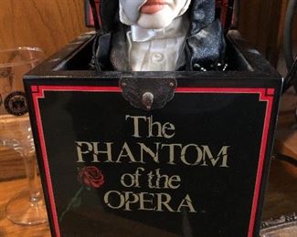 ENESCO The Phantom of the Opera musical jack in the box