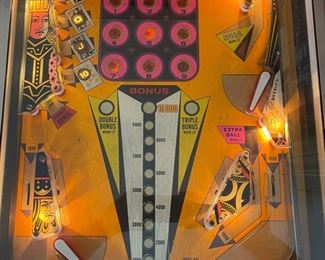 1974 Williams Lucky Ace Pinball Machine Vintage Original Pin Ball 71x24.5x53in HxWxD